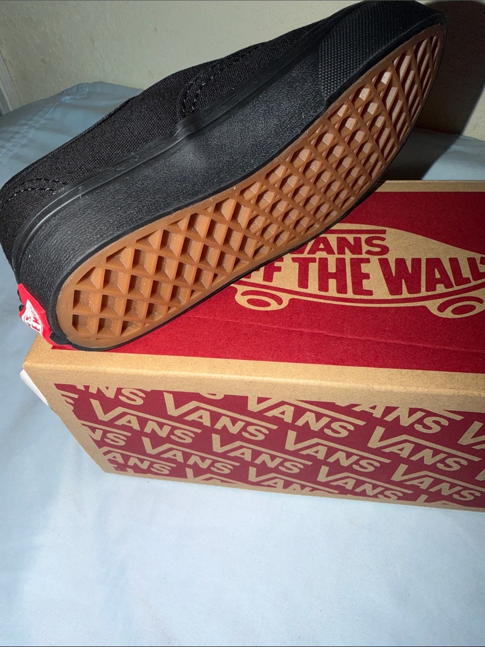 Vans Kids Black Canvas Low-Top Sneaker - Picture 7 of 8